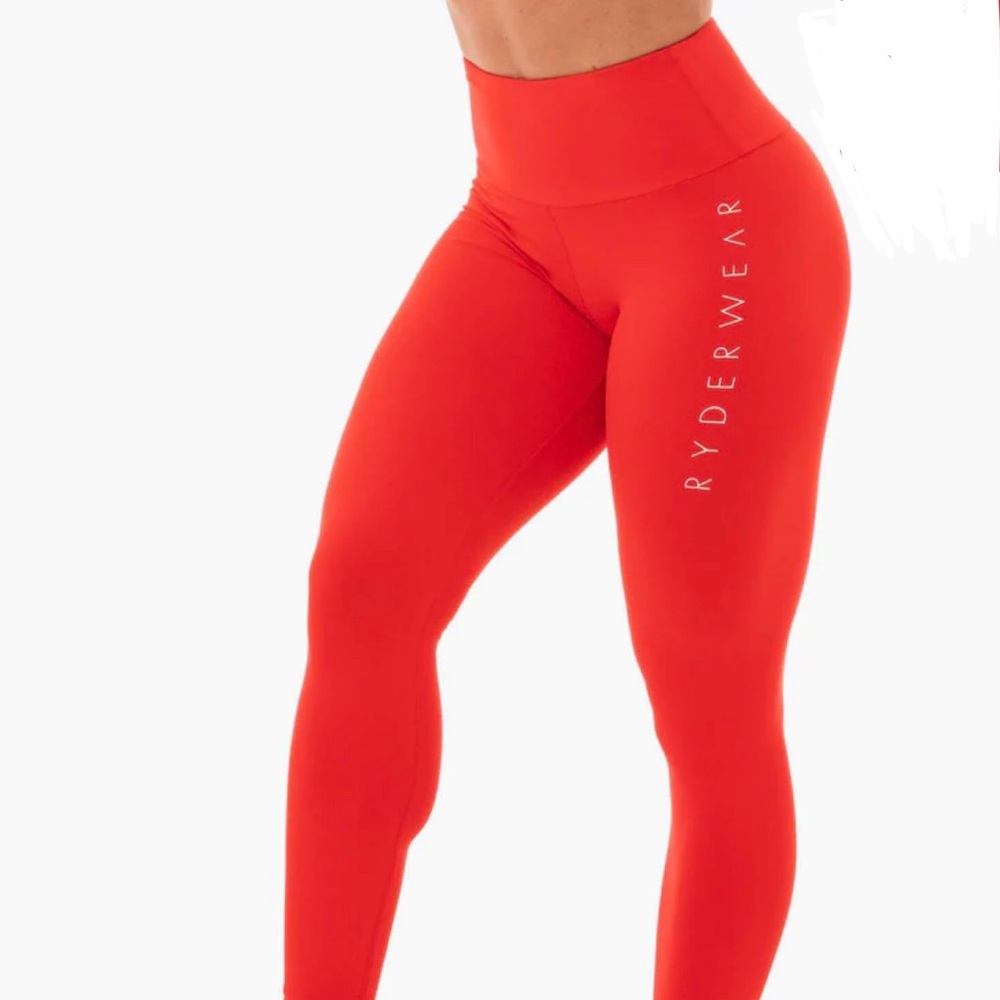 Ryderwear Staples Scrunch Bum Leggings Red M